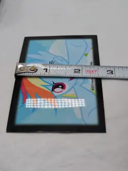 (127) Rainbow Dash Standard Size Trading Card Sleeves - Image 4