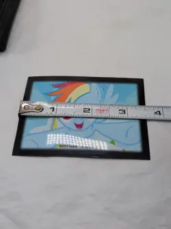 (127) Rainbow Dash Standard Size Trading Card Sleeves - Image 5