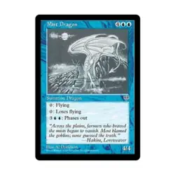 WOTC MtG Mirage Mist Dragon (R) EX - Image 1