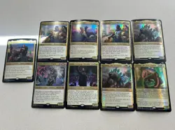 Magic The Gathering Oversized Commander Lot of 9 XL Cards MTG - Image 1