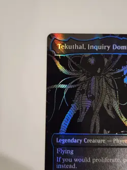 MTG Tekuthal, Inquiry Dominus (Oil Slick Raised Foil) Phyrexia: All Will Be One - Image 2