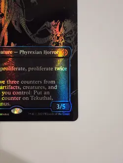 MTG Tekuthal, Inquiry Dominus (Oil Slick Raised Foil) Phyrexia: All Will Be One - Image 4