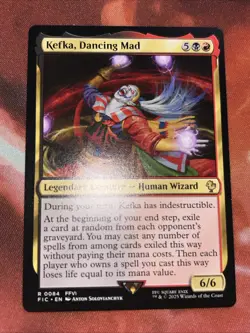 Kefka, Dancing Mad - 84 - NM - Commander: FINAL FANTASY - MTG - Image 1