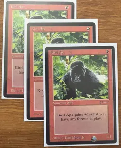 Kird Ape X3 LP/NM Arabian Nights- Vintage MTG Magic the Gathering - Image 1