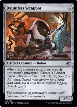 Dauntless Scrapbot Edge of Eternities 237 NM MTG - Image 1