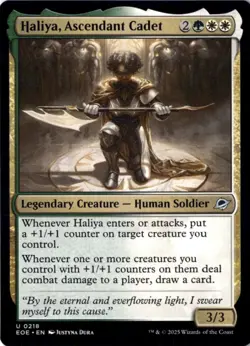 Haliya, Ascendant Cadet Edge of Eternities 218 NM MTG - Image 1