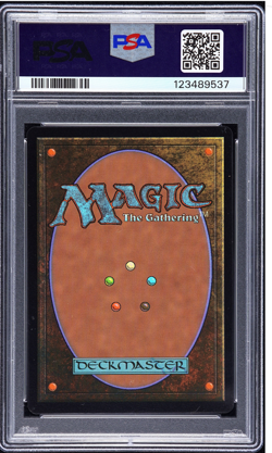 2025 MTG FINAL FANTASY SERIALIZED GOLDEN CHOCOBO TRAVELING CHOCOBO 56/77 PSA 9 - Image 2