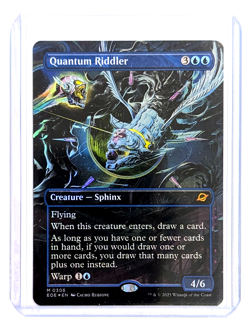 Quantum Riddler M 0315 Borderless FOIL MTG Edge Of Eternities EOE EN NM/M - Image 3
