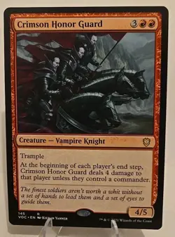 Crimson Honor Guard MTG Commander: Innistrad: Crimson Vow Regular - Image 1