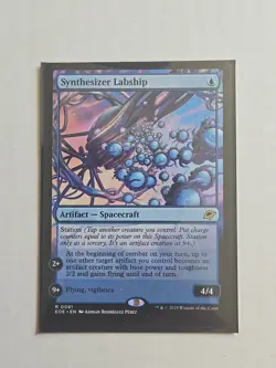 Synthesizer Labship - Edge of Eternities - NM - MTG Magic - Rare - Spaceship - Image 1