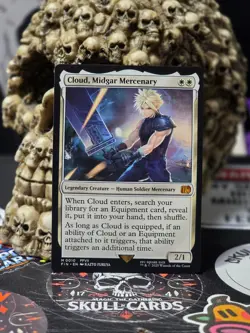 ☠☠ MTG Cloud, Midgar Mercenary Final Fantasy Regular 10 - Image 1