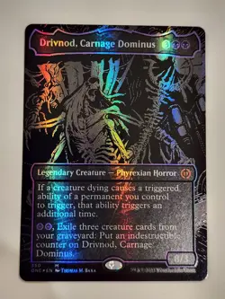 MTG Drivnod, Carnage Dominus (Oil Slick Foil) Phyrexia: All Will Be One Foil - Image 1