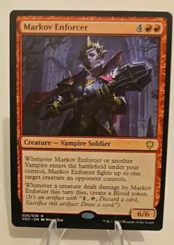 Markov Enforcer MTG Commander: Innistrad: Crimson Vow Regular - Image 1