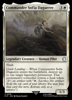 1x Commander Sofia Daguerre - NM - Fallout - SPARROW MAGIC mtg - Image 1