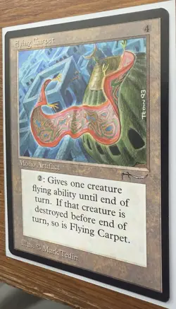 Flying Carpet- NM- Arabian Nights- Vintage MTG Magic the Gathering Single - Image 2