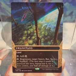 R 0042 Swarmyard Land Stellar Sights Edge of Eternities MTG Card BORDERLESS - Image 1