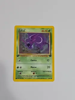 Zubat Italian 1st Ed. Pokemon Team Rocket #70 2000 - Image 1
