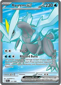 Kyurem ex (157/086) Scarlet & Violet: Black Bolt​ - Near Mint Holofoil Pokemon T - Image 1