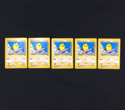 Lot of 5 2001 Pokemon Black Star Promo #28 Surfing Pikachu Cards NM Unplayed - Image 2