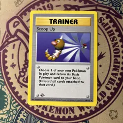 1st Edition Base Set (Shadowless) Scoop Up #78 Pokemon TCG - Image 3