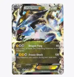 Pokemon TCG Black Kyurem EX Black Star Promo Black White BW62 - Image 1