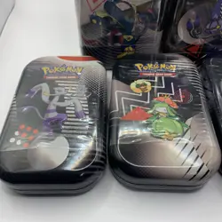 Pokemon TCG Black Bolt & White Flare Unova Mini Tins (Lot of 5 + retail package) - Image 2