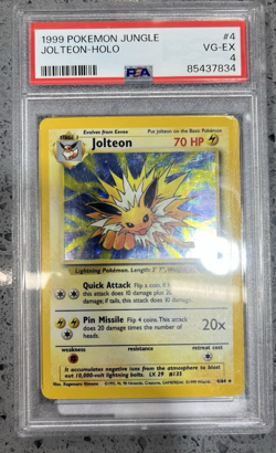1999 Pokemon Jungle Jolteon #4 1ST Edition Holo PSA 4 - Image 1