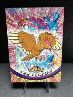 1999 Topps Pokemon TV Animation Series 1 Fearow #22 Blue Label Non Holo - Image 1