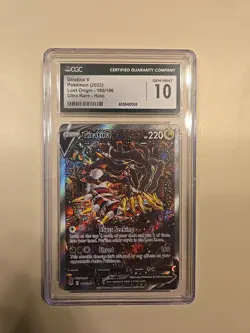 Pokemon Giratina V Alt Art 186/196 Lost Origin CGC Gem Mint 10 - Image 1