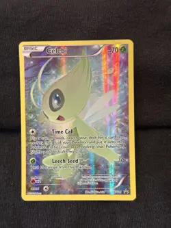 Celebi XY111 Full Art Holo Mythical Collection Promo Pokemon - Image 1