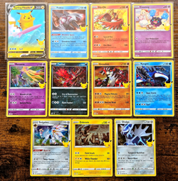 Pokemon 25th Celebrations, ENG, 2021 Near Mint/ Mint Con LOT #3, 11 Cards - Image 1