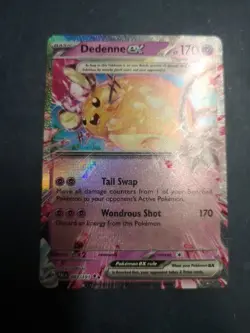 Pokemon Dedenne ex 093/193 Sv02: Paldea Evolved Double Rare Holo - Image 1