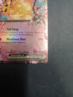Pokemon Dedenne ex 093/193 Sv02: Paldea Evolved Double Rare Holo - Image 3