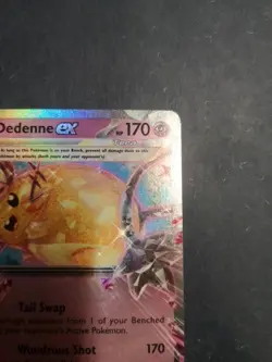 Pokemon Dedenne ex 093/193 Sv02: Paldea Evolved Double Rare Holo - Image 4