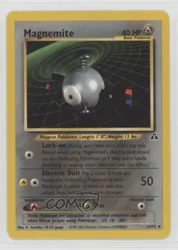 Magnemite Pokemon Neo Discovery #26 2001 04dh - Image 1