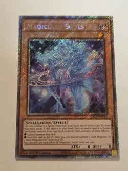 Magicians' Souls RA02-EN014 Platinum Secret Rare Yugioh 1st Edition Mint PSR - Image 1