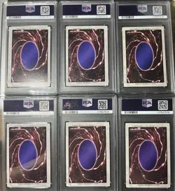 Yugioh Bandai PSA8-10 Blue-Eyes White Dragon 3-Card Set Evil Chain 6-Card Set - Image 2