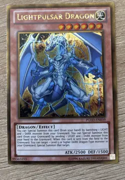 Lightpulsar Dragon - PGLD-EN039 - Gold Rare - Unlimited Edition YuGiOh NM - Image 1