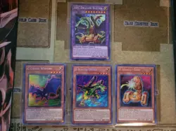 YUGIOH ABC-DRAGON BUSTER + B-BUSTER DRAKE + A-ASSAULT CORE + C-CRUSH WYVERN 1ST - Image 1