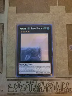 YUGIOH NUMBER 101: SILENT HONOR ARK LED9-EN000 GHOST RARE 1ST ED NM - Image 1