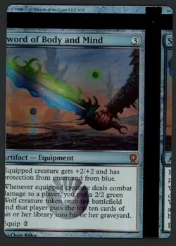 ***FOIL Sword of Body and Mind NFC Miscut*** MTG FTV Relics Kid Icarus - Image 1