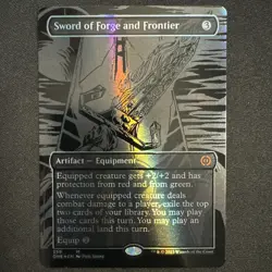 Sword of Forge and Frontier (Oil Slick Raised Foil) -Foil Near Mint MTG - Image 1