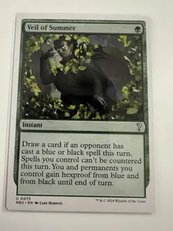 Veil Of Summer (White Border) Mystery Booster 2 Regular - Image 1