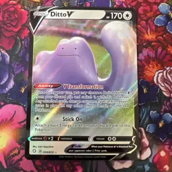 Ditto V 050/072 Ultra Rare Pokemon Shining Fates Mint - Image 1