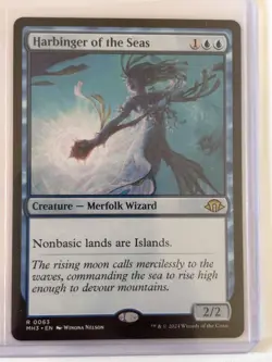 MTG Harbinger of the Seas [Modern Horizons 3] Near Mint​ Pack Fresh - Image 1