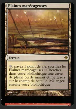 ***French Marsh Flats NFC Miscut*** MTG Zendikar Magic Kid Icarus - Image 1