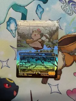 Magic CCG Final Fantasy Stiltzkin, Moogle Merchant Borderless Foil - Image 1