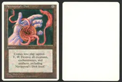 ***Nevinyrral's Disk Artist Proof*** MTG 4th Edition Magic Kid Icarus - Image 1