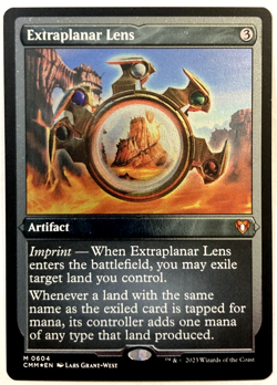 MTG Extraplanar Lens FOIL ETCHED Commander Masters 0604 NM - Image 1
