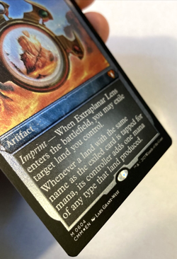 MTG Extraplanar Lens FOIL ETCHED Commander Masters 0604 NM - Image 2